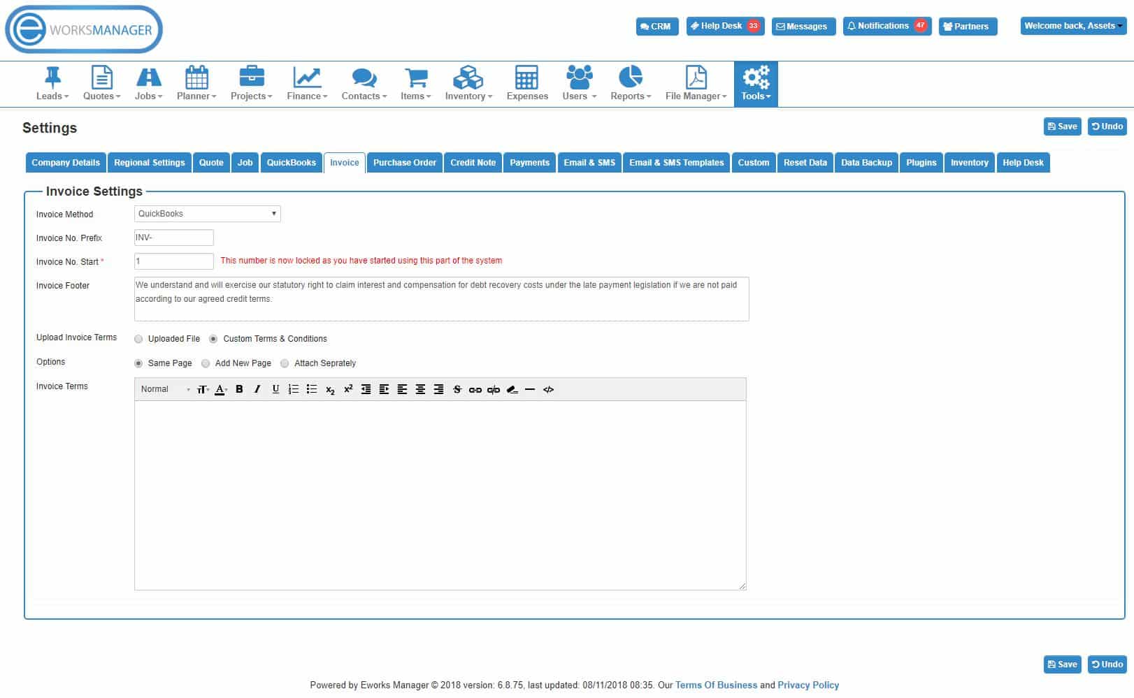 Invoice-Method