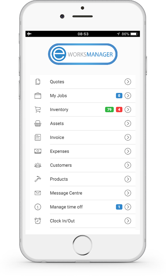 Eworks Manager Mobile App Eworks Manager Mobile App