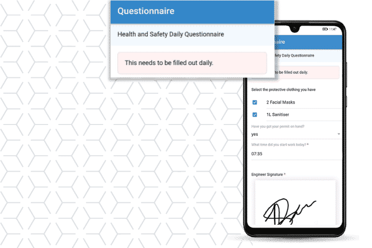 Social Distancing Software - Use questionnaires to follow health and safety protocols