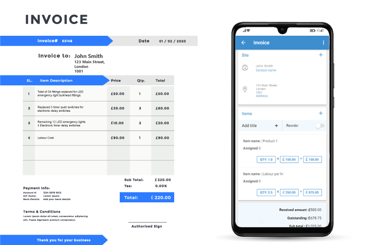 Employee Time Management App - Automated job costing – invoice immediately