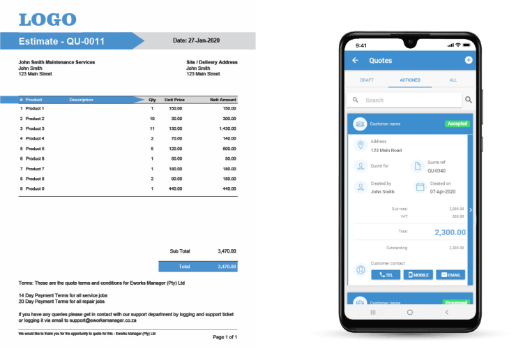 Quotation Software - Customised Quote Templates