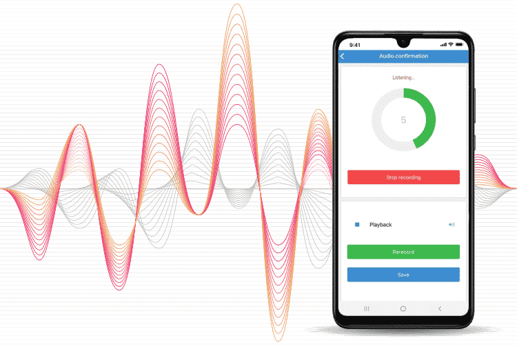 Employee Timesheet App - Approve jobs via audio method