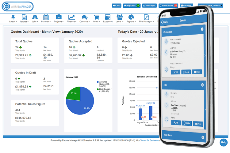 Creating Mobile Quotes from the App
