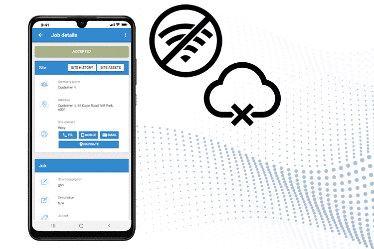 Continue working with a connection using Offline Mode