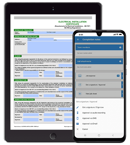 Connect with your Mobile Operatives Seamlessly. Top Rated Job Management Software Solution Available on Mobile Devices