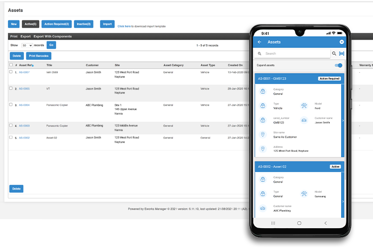 ERP Software - Full Asset History
