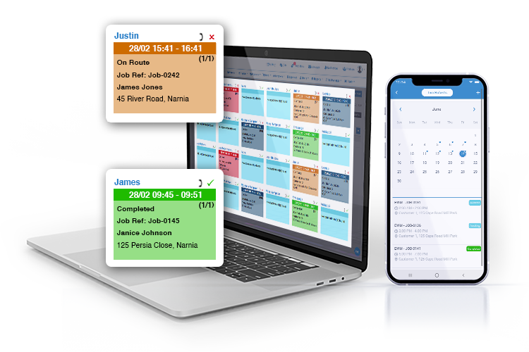 Service Management Software - Live Panel