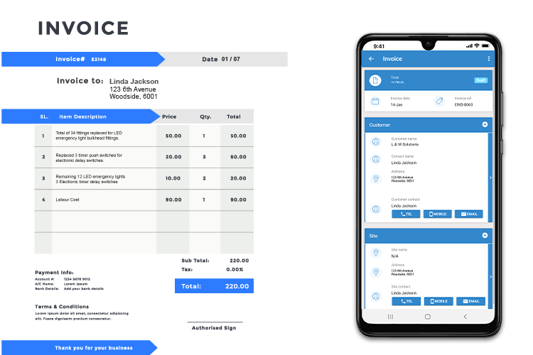 Pest Control Software - Automated job costing – invoice immediately